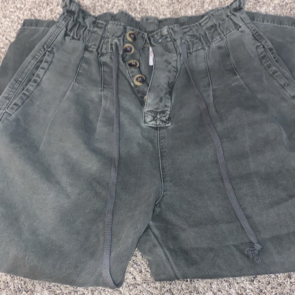 Free People Margate high waist pleated pant